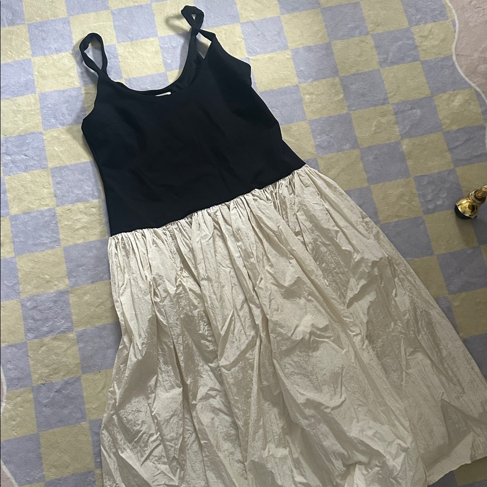 Target Future Collective Black and ivory Sleeveless Dress